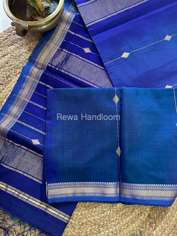 Green Zari Butti Maheshwari Saree SBS026