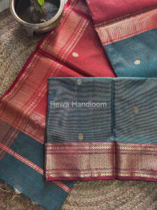 Maheshwari Morpankhi Tissue Butti Saree TBBS081