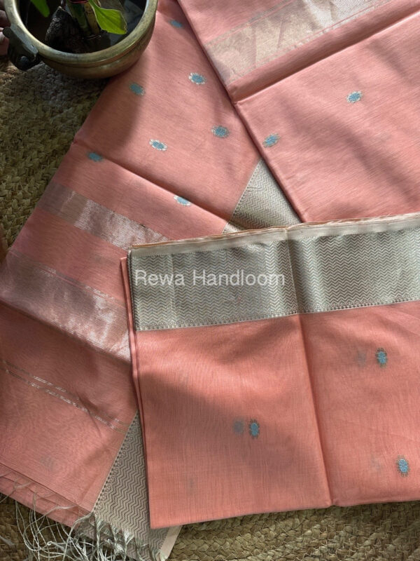 Maheshwari Black Tissue Silk Saree TCB0026