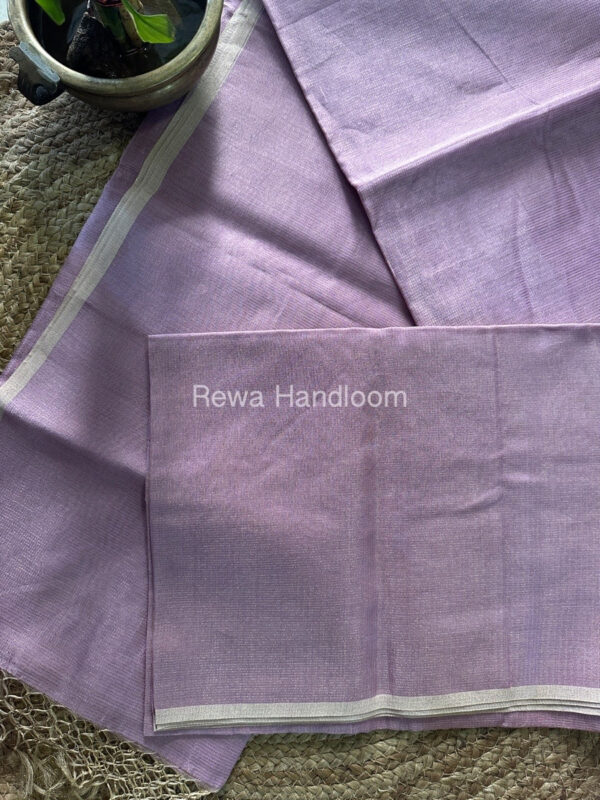 Maheshwari Beige Tissue Silk Saree TCB0022