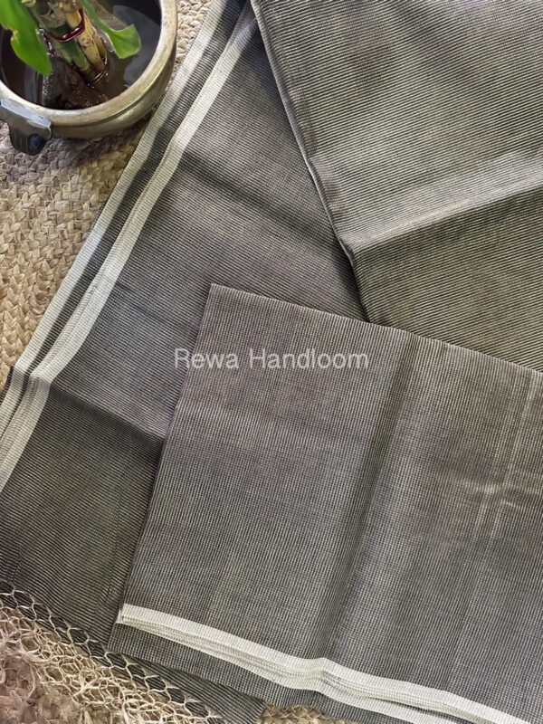 Maheshwari Off White Tissue Silk Saree TCB0025